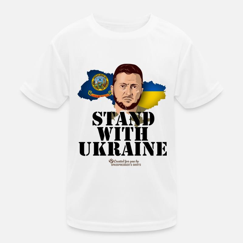 Ukraine Idaho Supporter Merch T-shirt sport Enfant