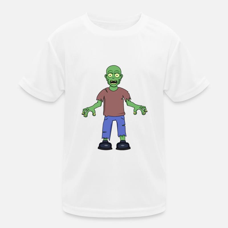 Zombie effrayé T-shirt sport Enfant
