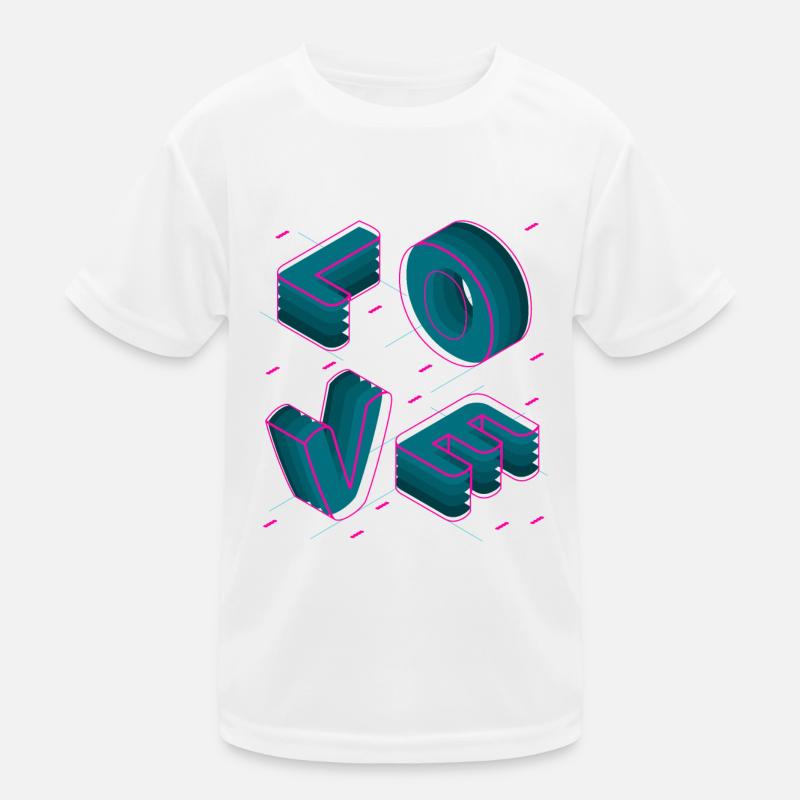 Graphique LOVE T-shirt sport Enfant
