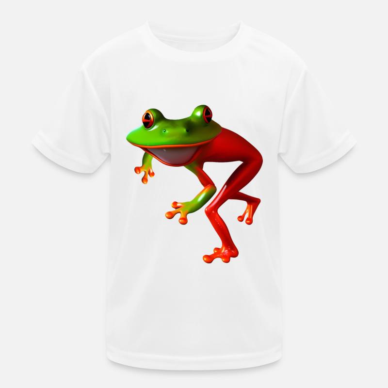 Grenouille courbée libre T-shirt sport Enfant