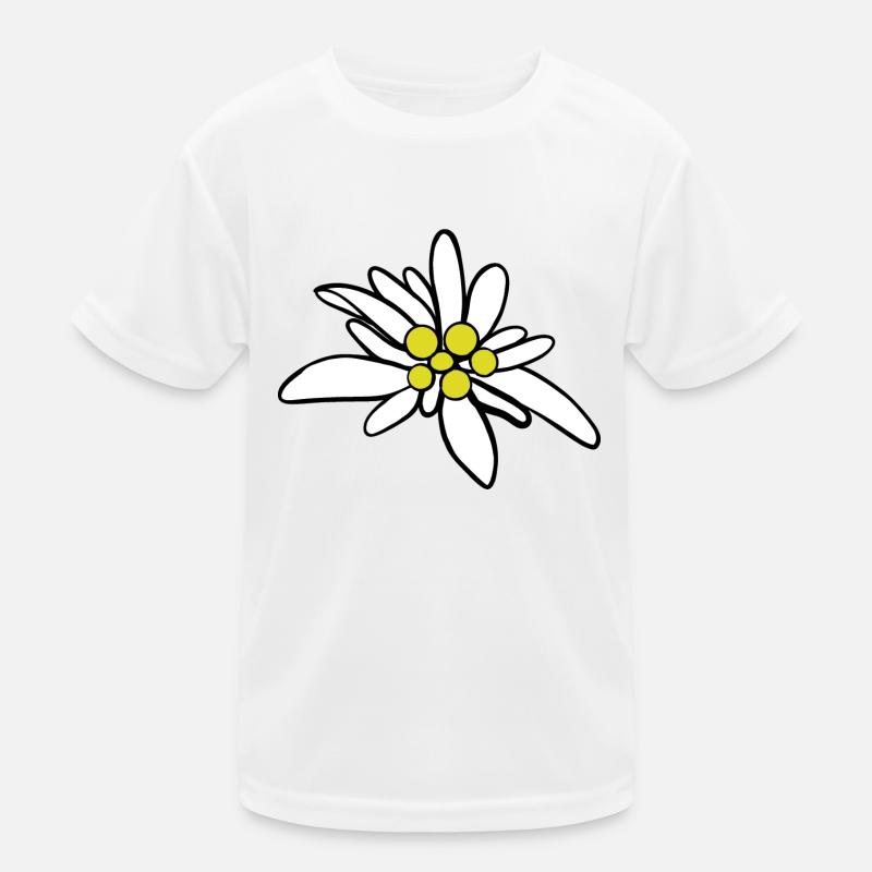 Edelweiß 1 Kinder Funktions-T-Shirt
