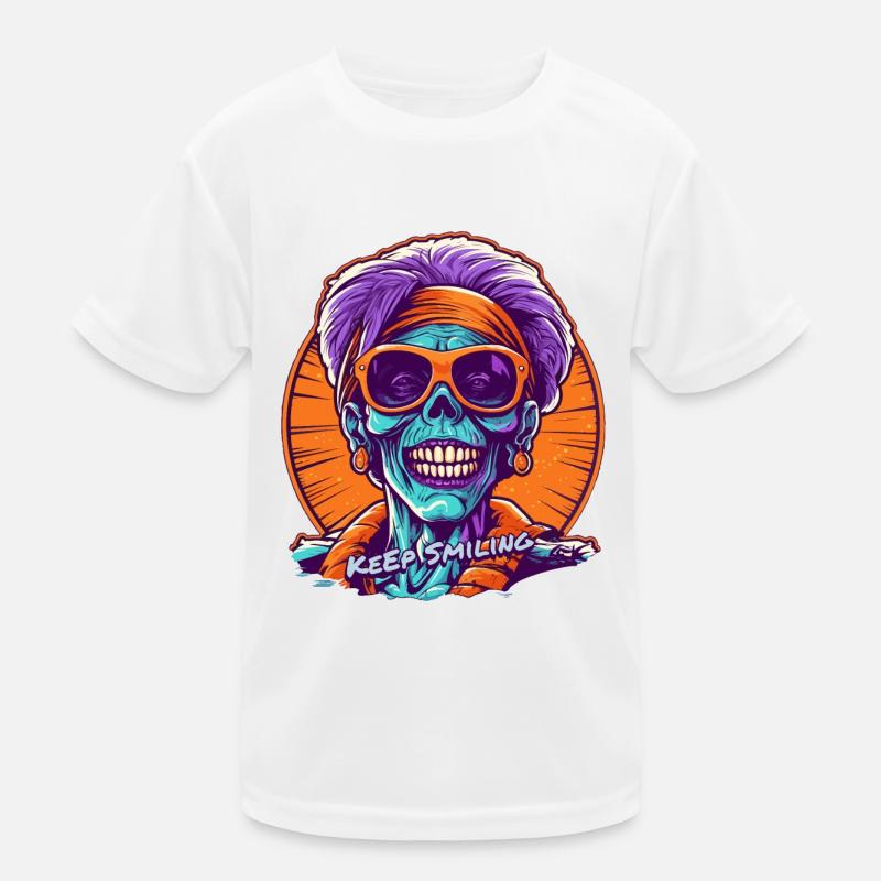 Keep Smiling - the Mummy Kinder Funktions-T-Shirt