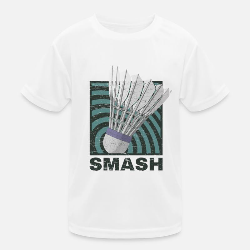 Badminton Kinder Funktions-T-Shirt