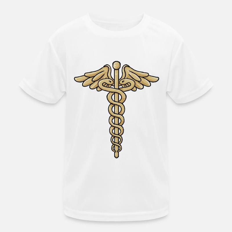 Caducée, bâton d’hermès T-shirt sport Enfant