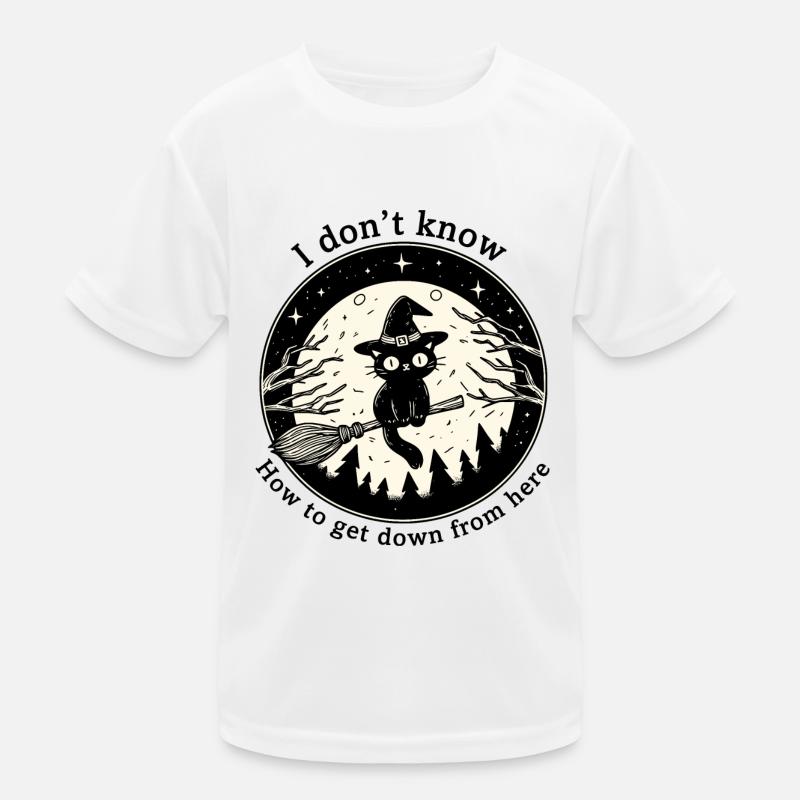 Halloween | I don't know how to get down from here Kids Functional T-Shirt