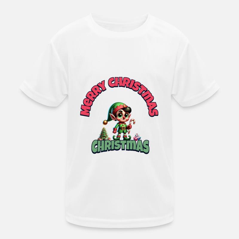 Joyeux Noël Elfe T-shirt sport Enfant