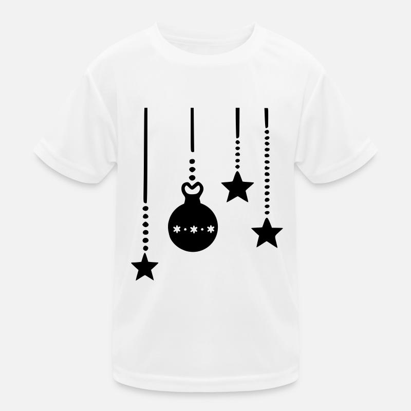 Accrocher des décorations de Noël T-shirt sport Enfant