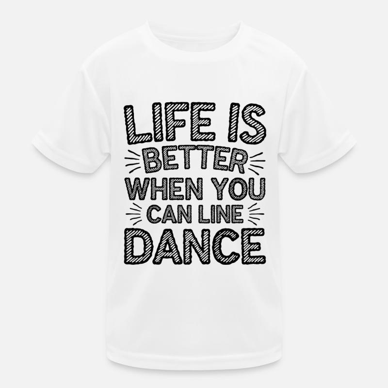 Western-style dancing Kids Functional T-Shirt