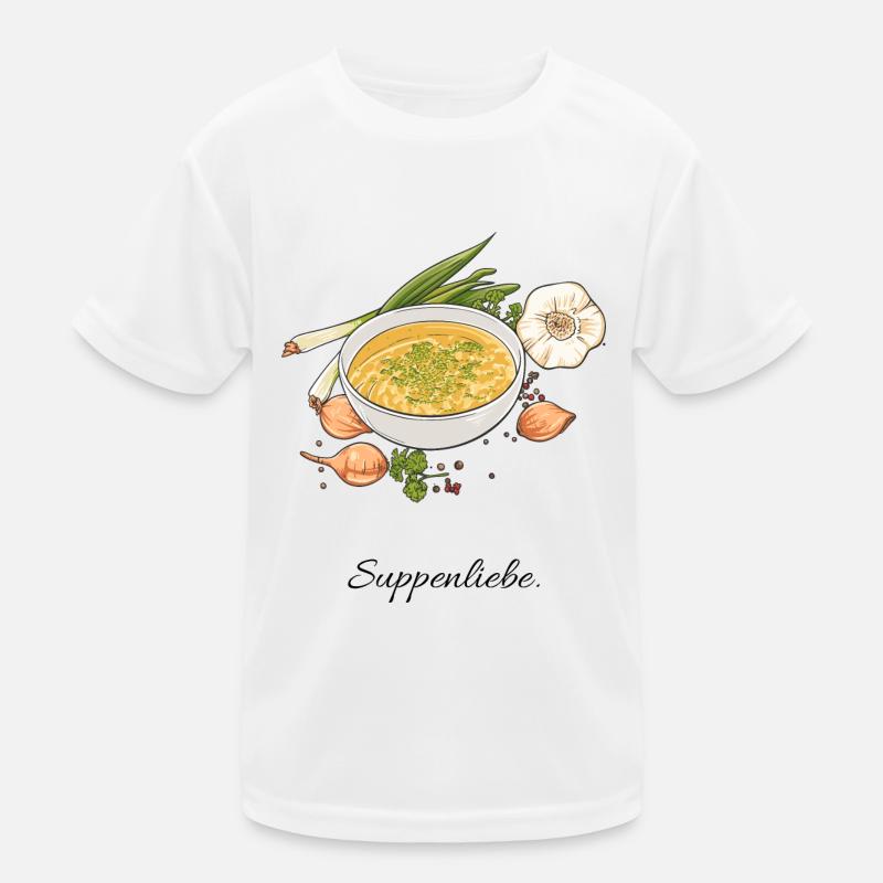 Soupe Amour // Illustration T-shirt sport Enfant