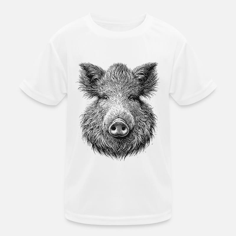 Wild boar Kids Functional T-Shirt