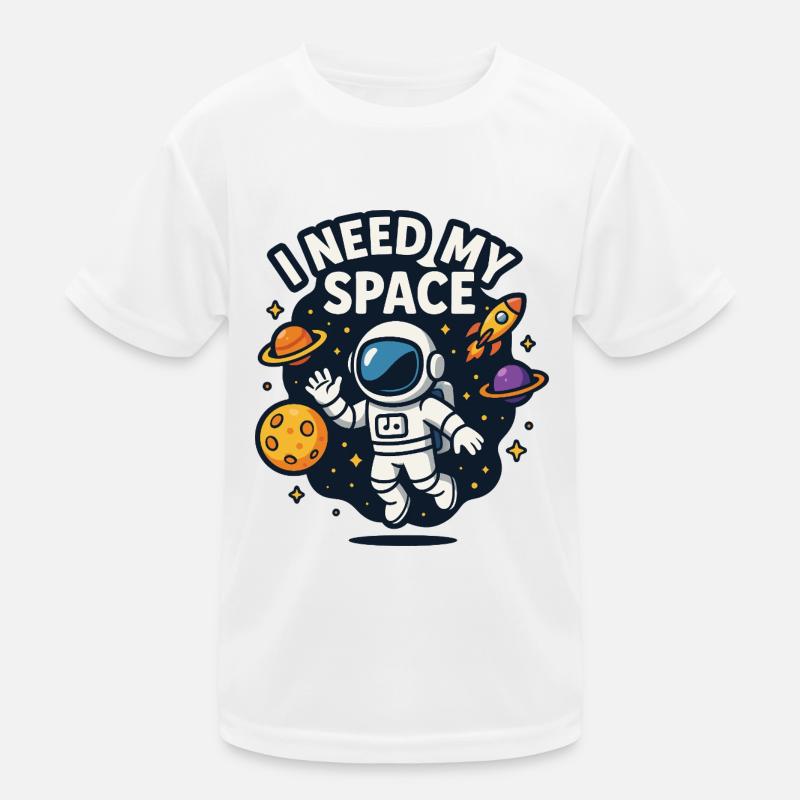 Astronaut "I need my space" Kids Functional T-Shirt