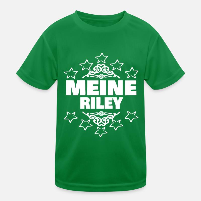 Maedchen Riley Kinder Funktions-T-Shirt