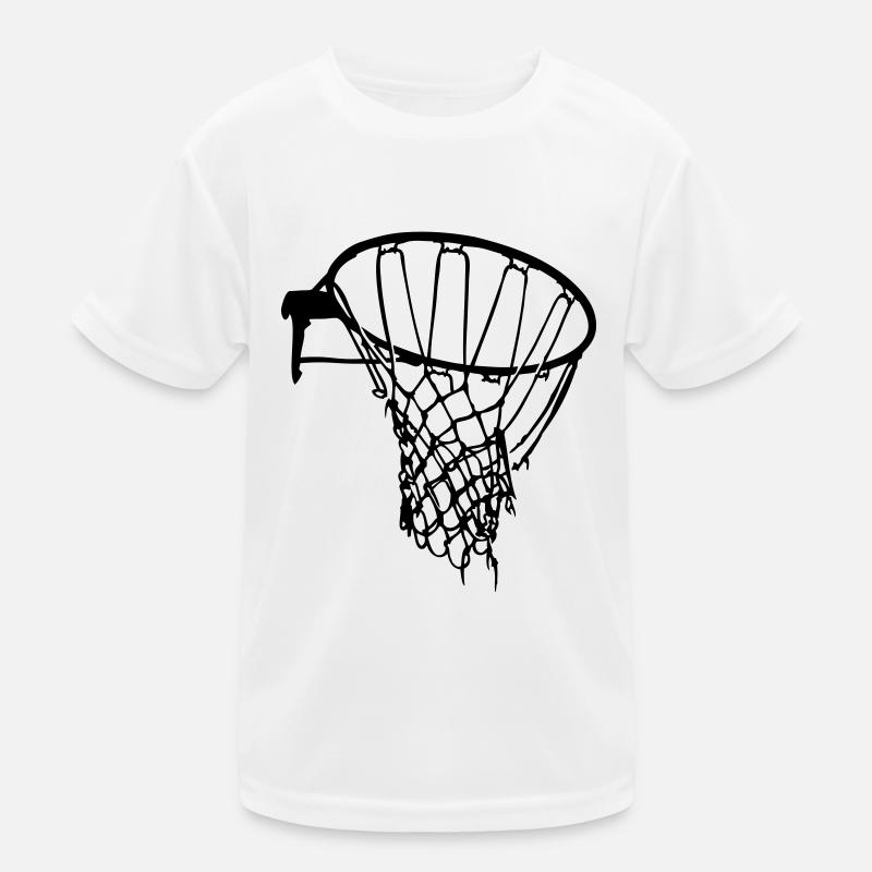 Basketballkorb Kinder Funktions-T-Shirt