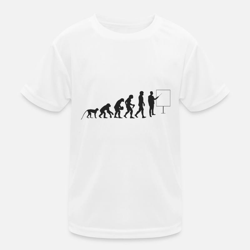 Lehrer Evolution Kinder Funktions-T-Shirt