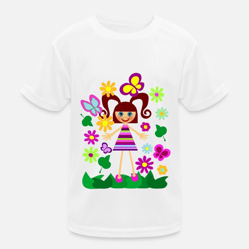 FILLE FLEUR T-shirt sport Enfant