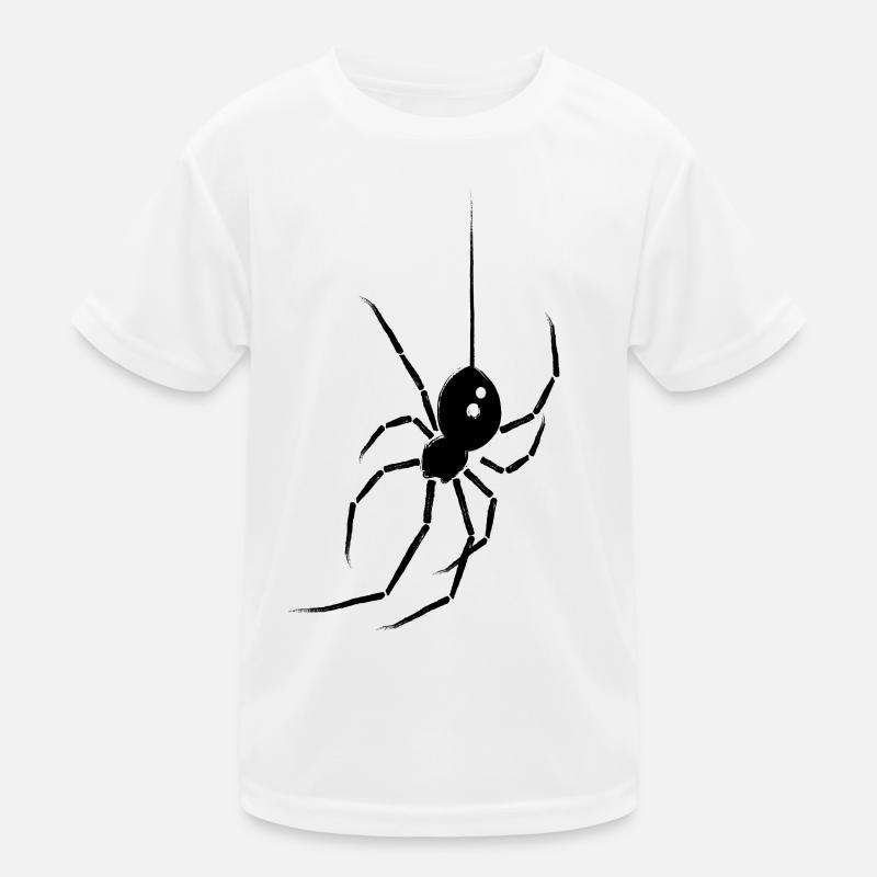 Spinne Schwarze Witwe Kinder Funktions-T-Shirt
