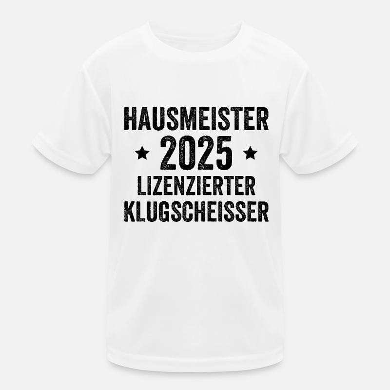 Janitor 2025 Licensed Smartass Kids Functional T-Shirt