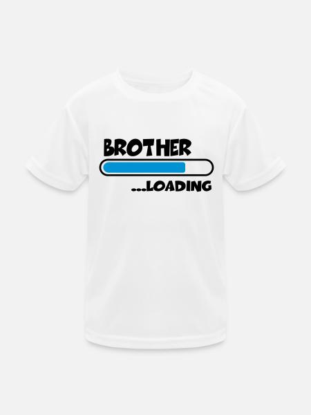 Brother loading - T-shirt sport Enfant - blanc - Devant