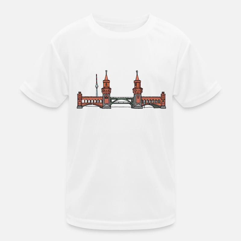 Oberbaum Bridge BERLIN c Kids Functional T-Shirt