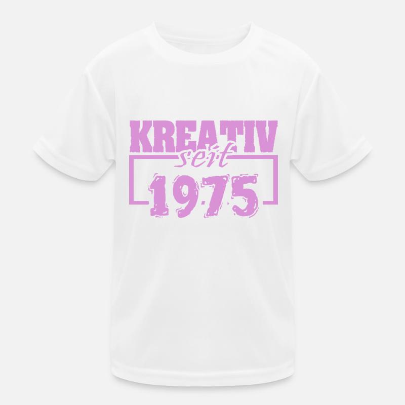 Creative 1975 Kids Functional T-Shirt