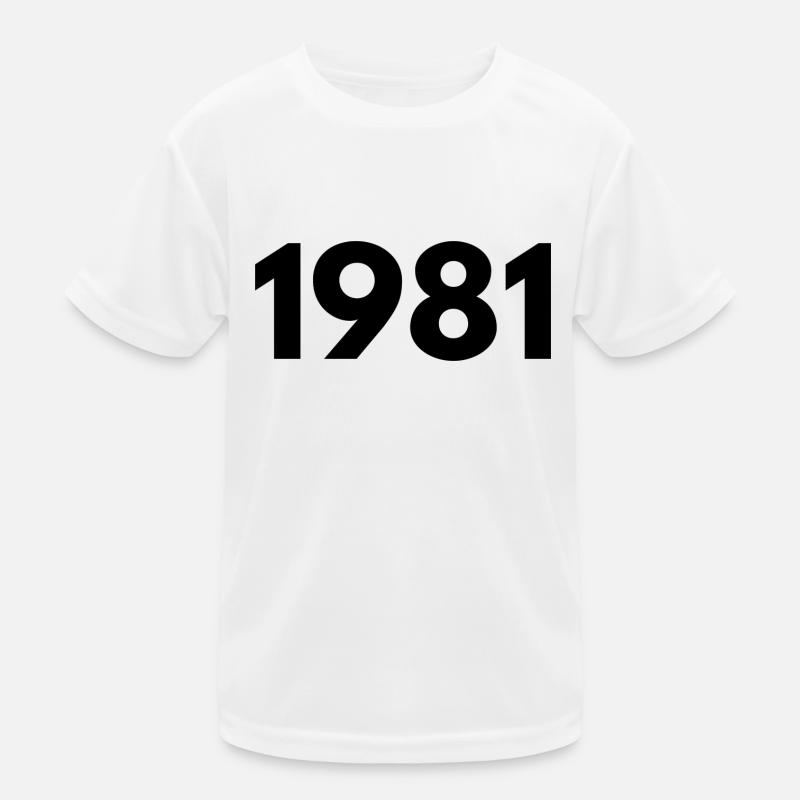 1981 T-shirt sport Enfant