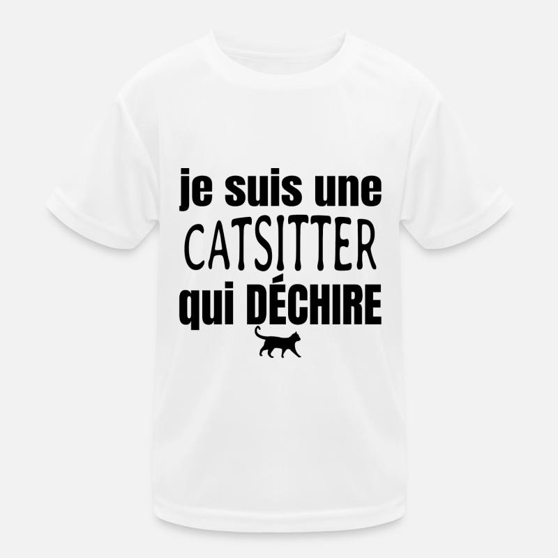 catsitter qui déchire T-shirt sport Enfant