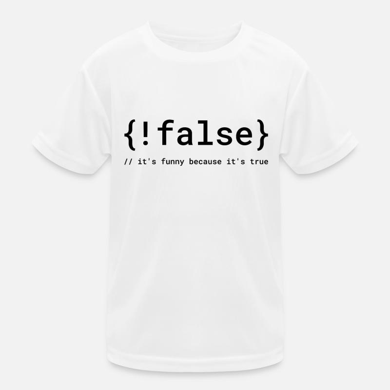 Code Humor Tee: The Logical Joke Kids Functional T-Shirt