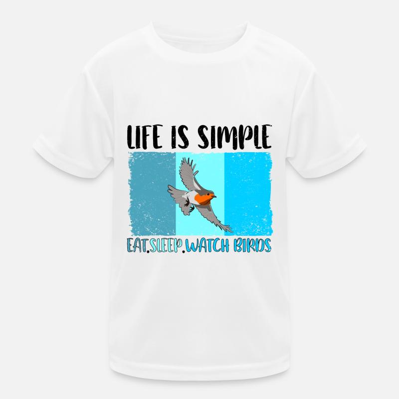 Bird Watching Birds Watching Birding Bird Kids Functional T-Shirt