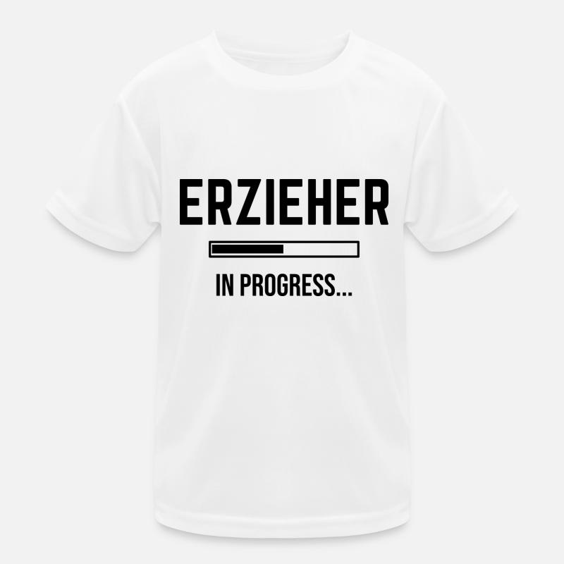 Erzieher In Progress Kinder Funktions-T-Shirt