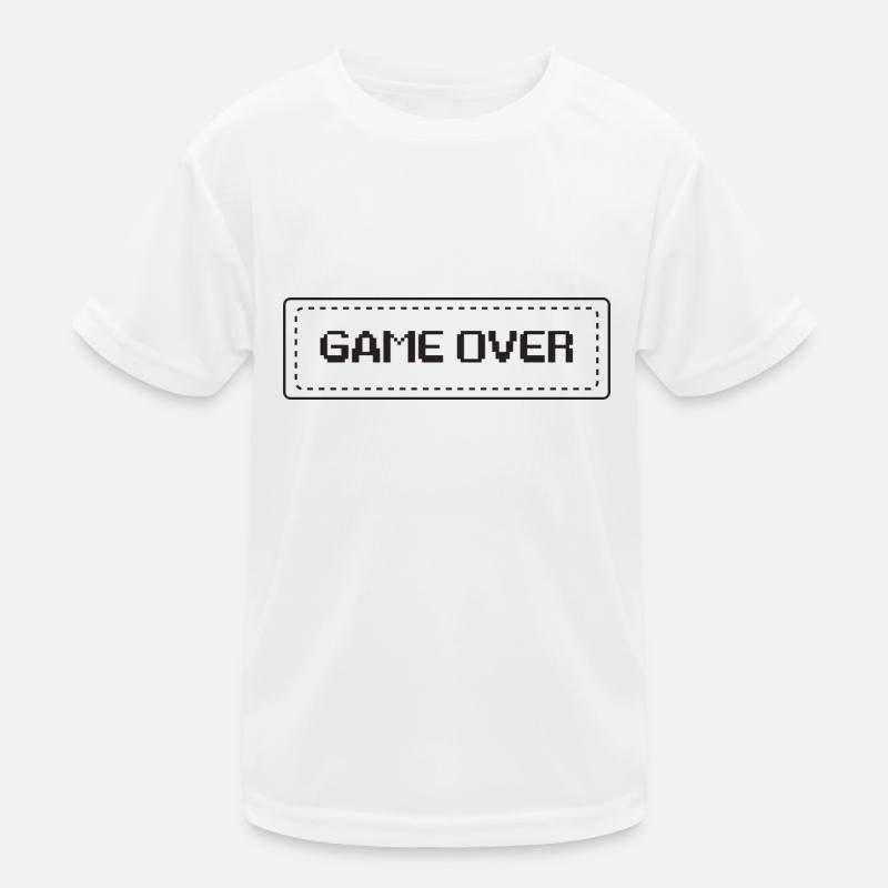 Game Over Kinder Funktions-T-Shirt