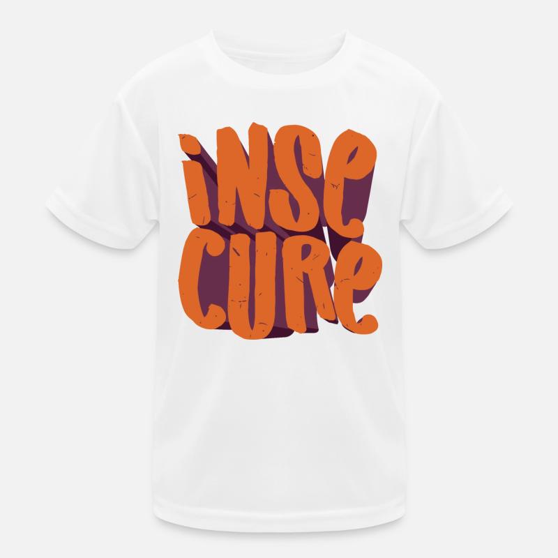 Insecure Graphic - Kids Functional T-Shirt - white