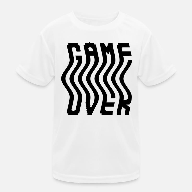 Game Over | Farbe änderbar Kinder Funktions-T-Shirt