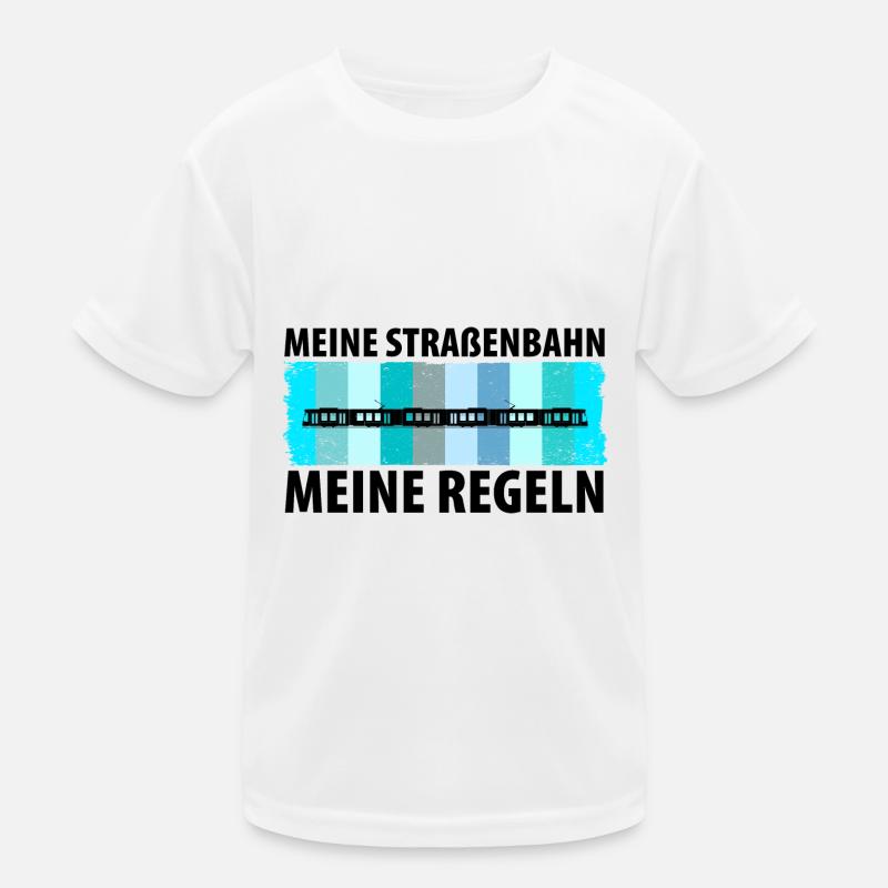 Straßenbahnfahrer Straßenbahn Stadtbahn Tram Kinder Funktions-T-Shirt
