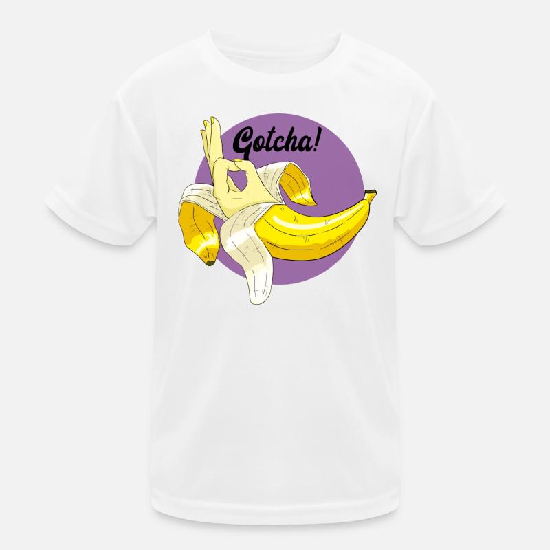 Bananentrollmem Kinder Funktions-T-Shirt