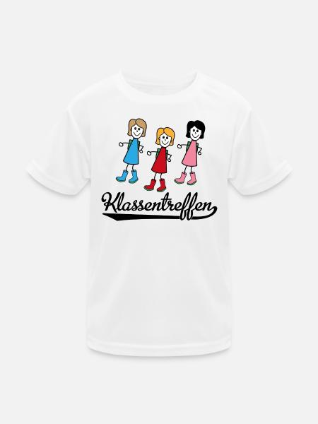 Lustiges Klassentreffen - Kinder Funktions-T-Shirt - Weiß