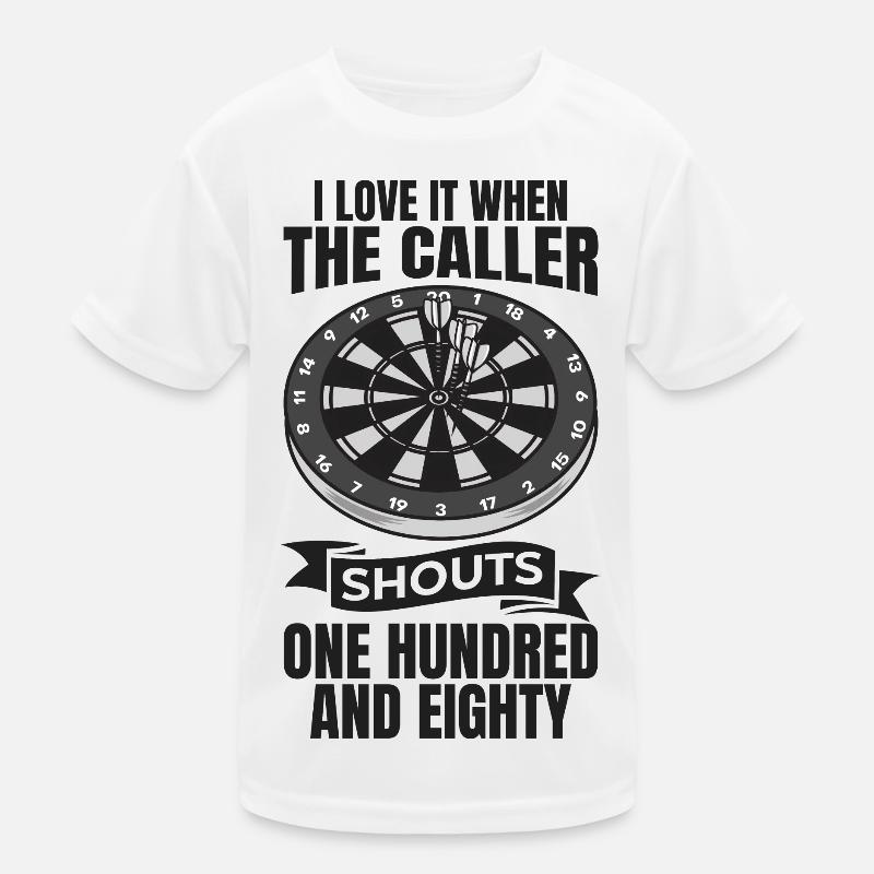 Dart Spruch Kinder Funktions-T-Shirt