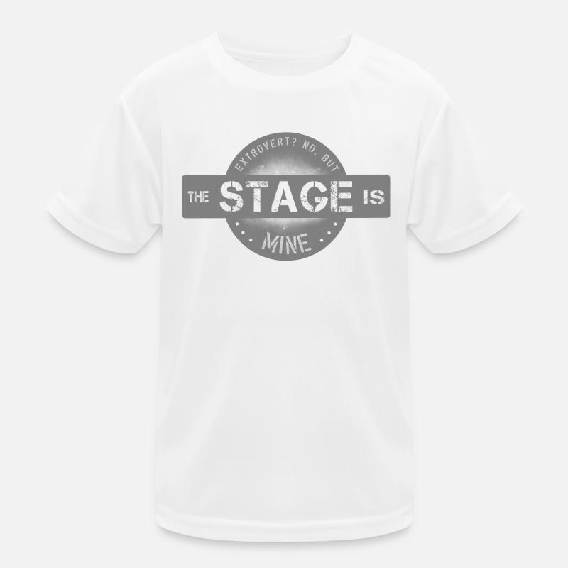 extrovertiert Mittelpunkt Kinder Funktions-T-Shirt