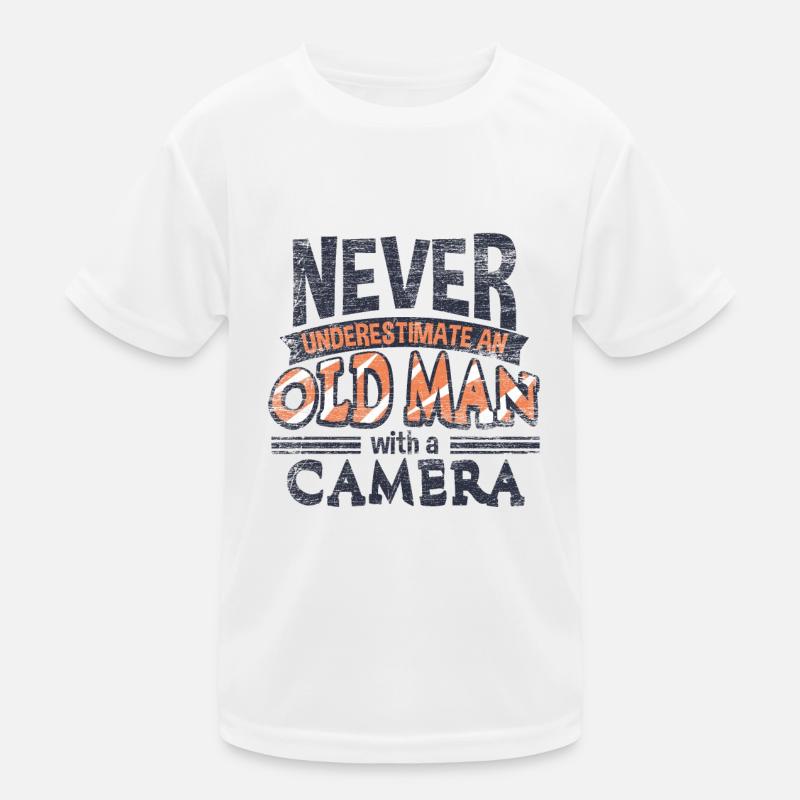 Kamera Opa Kinder Funktions-T-Shirt