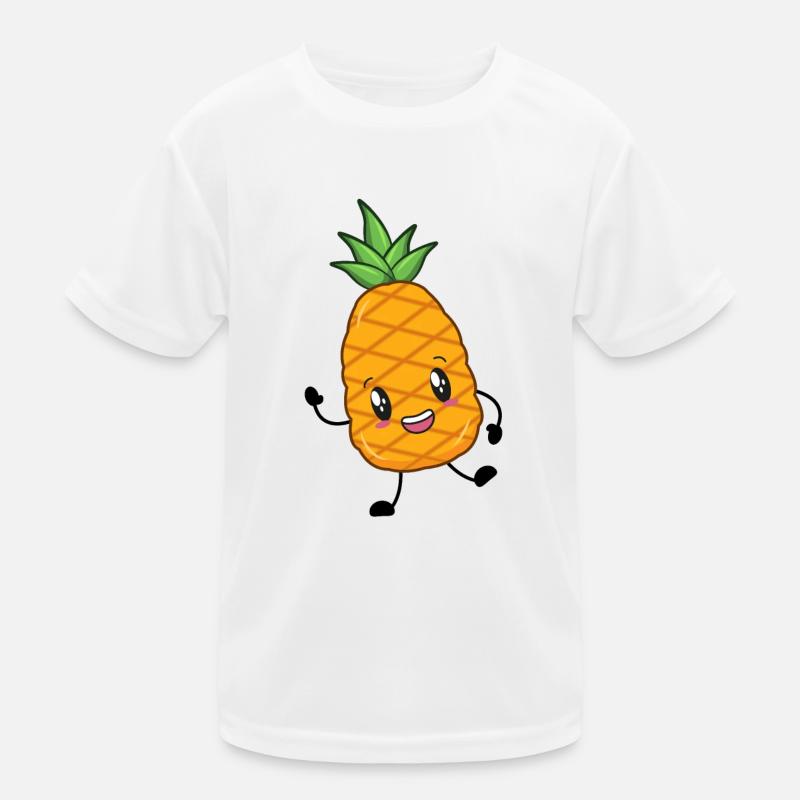 Ananas Kinder Funktions-T-Shirt