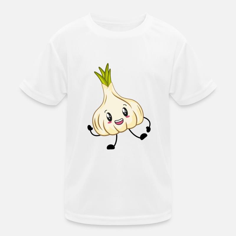 Knoblauch Kinder Funktions-T-Shirt