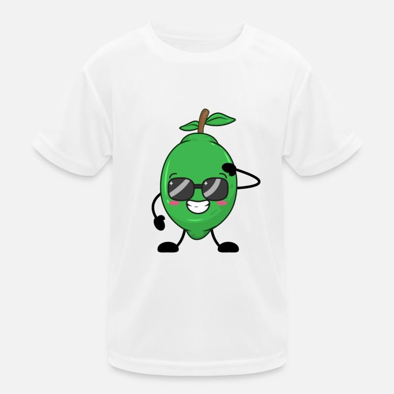 citron vert T-shirt sport Enfant