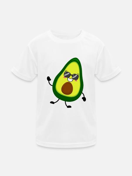 avocado - Kids Functional T-Shirt - white - Front