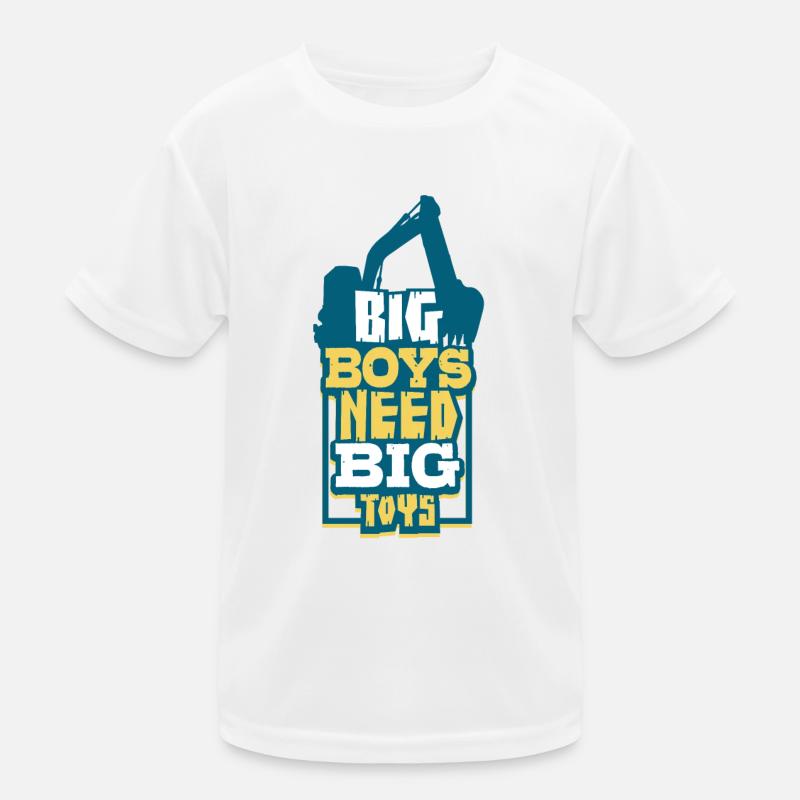 Bagger Kinder Funktions-T-Shirt