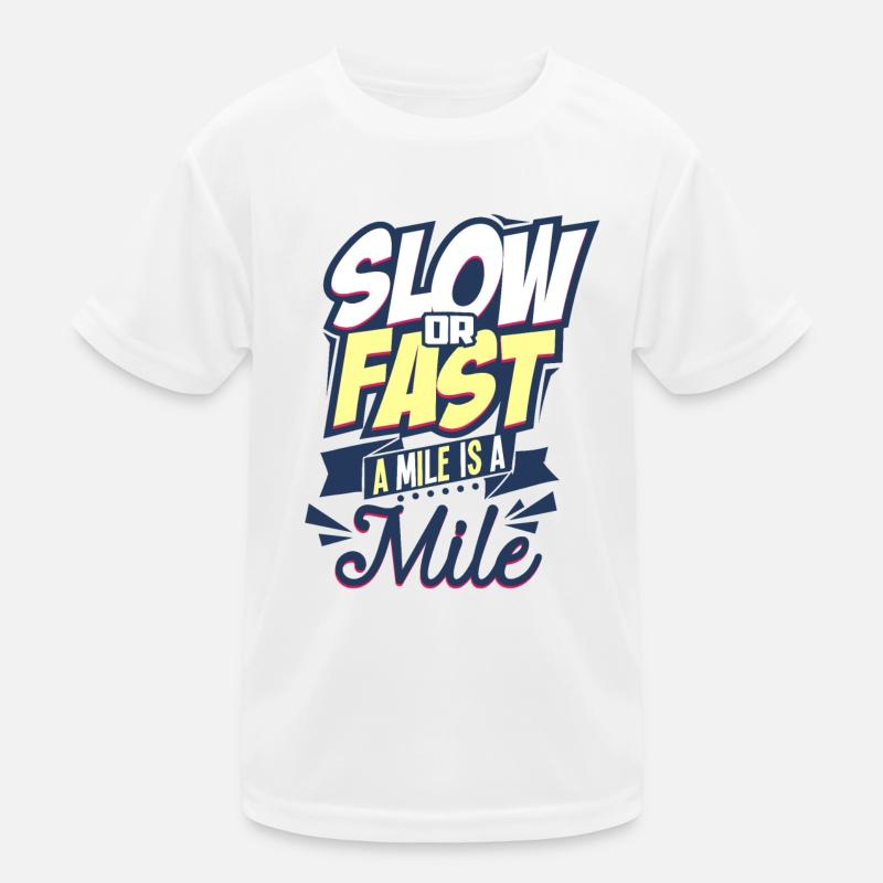 Coureurs de marathon T-shirt sport Enfant