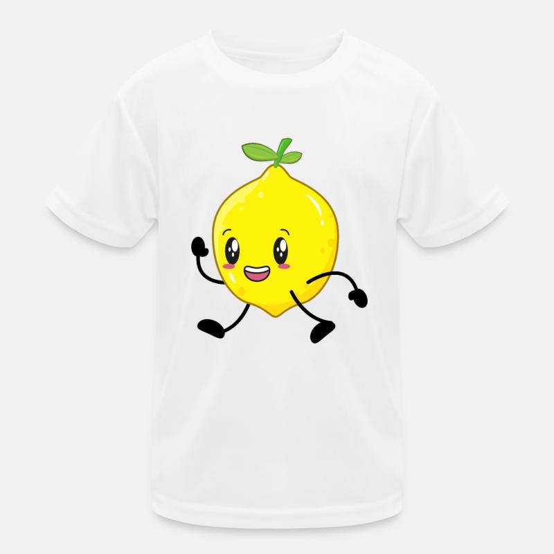 Zitrone Kinder Funktions-T-Shirt