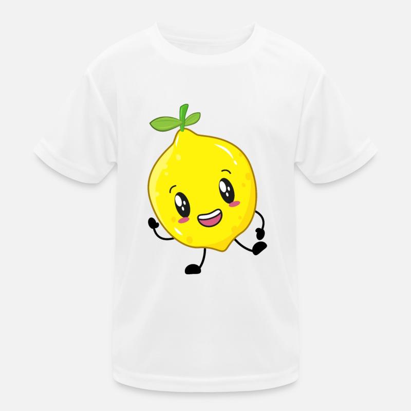 Zitrone Kinder Funktions-T-Shirt