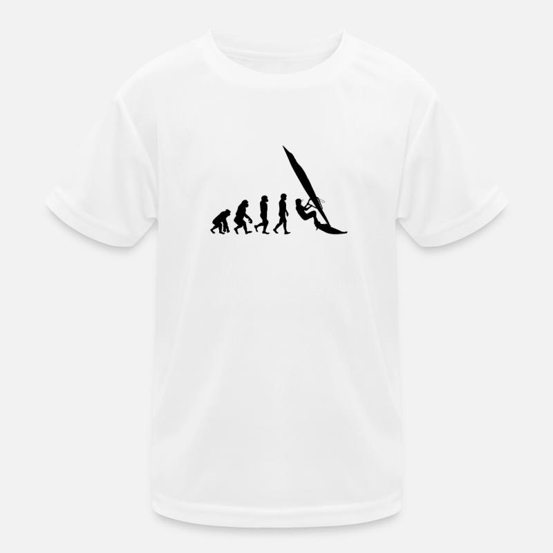 Windsurfing Evolution Wind Surfeur T-shirt sport Enfant