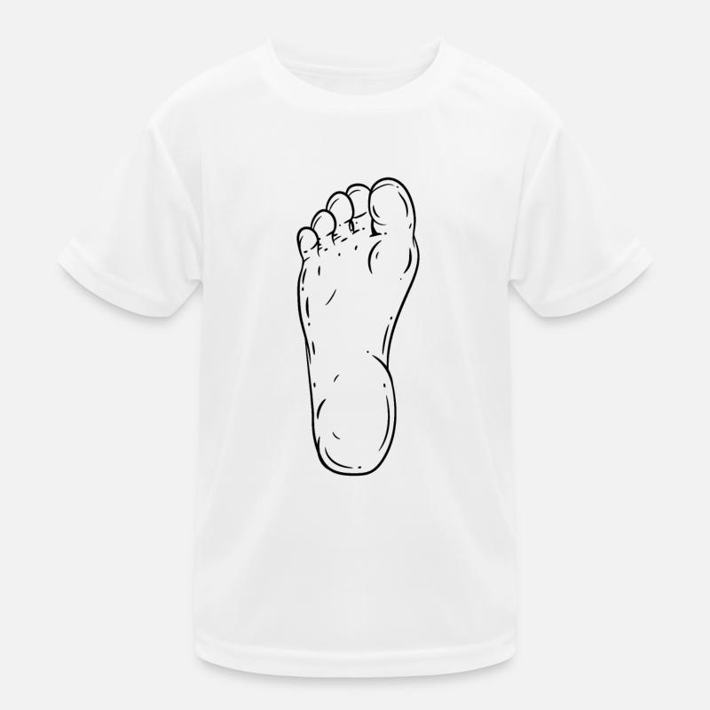 Fuß Kinder Funktions-T-Shirt