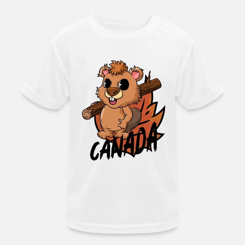 Castor du Canada T-shirt sport Enfant
