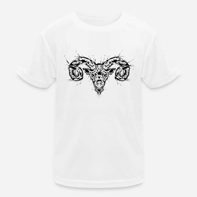 Steinbock Kinder Funktions-T-Shirt